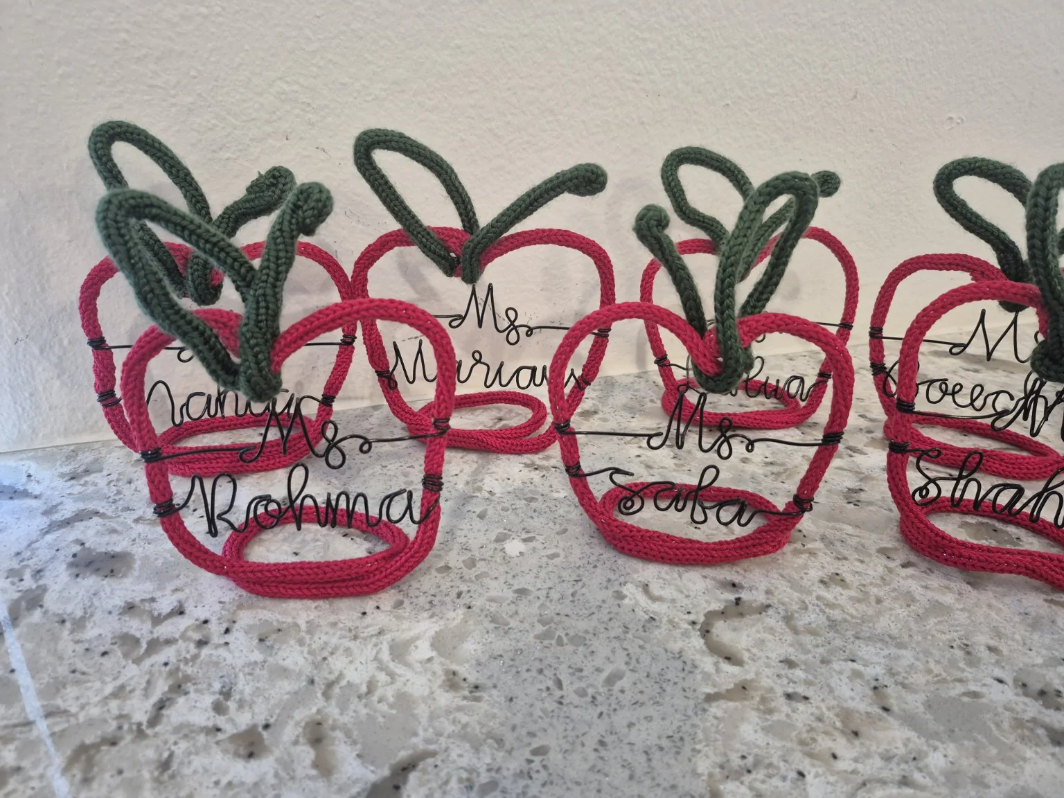 Personalized teacher apple gifts